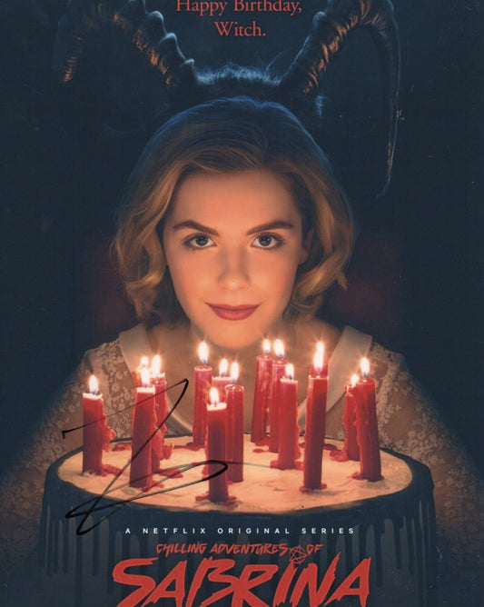 KIERNAN SHIPKA SIGNED CHILLING ADVENTURES OF SABRINA 10X8 PHOTO (5)