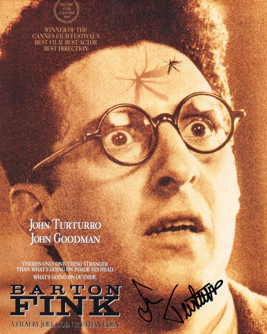 JOHN TURTURRO SIGNED BARTON FINK 8X10 PHOTO (1) VIDEO PROOF