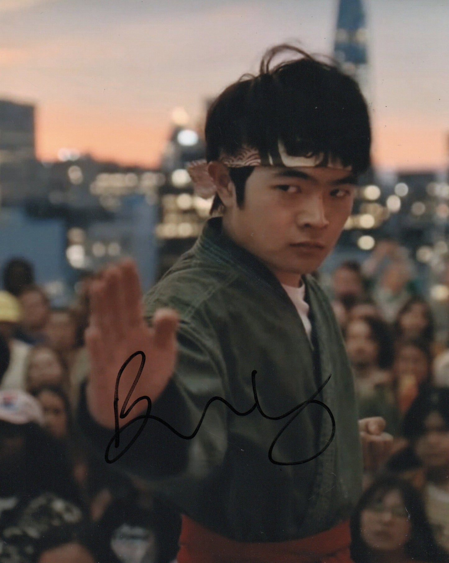 BEN WANG SIGNED KARATE KID LEGENDS 8X10 PHOTO (2)