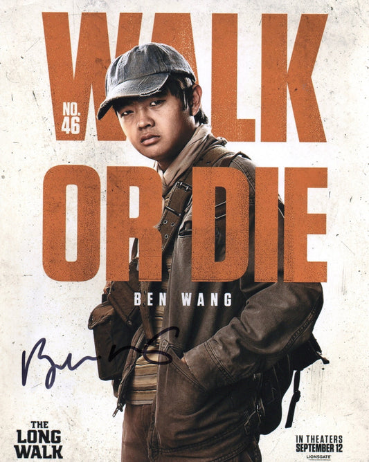 BEN WANG SIGNED THE LONG WALK 8X10 PHOTO (4)