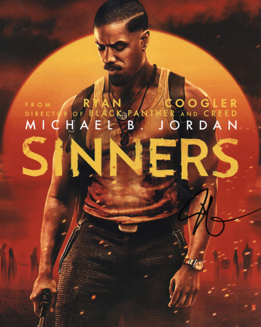 RYAN COOGLER SIGNED SINNERS 8X10 PHOTO