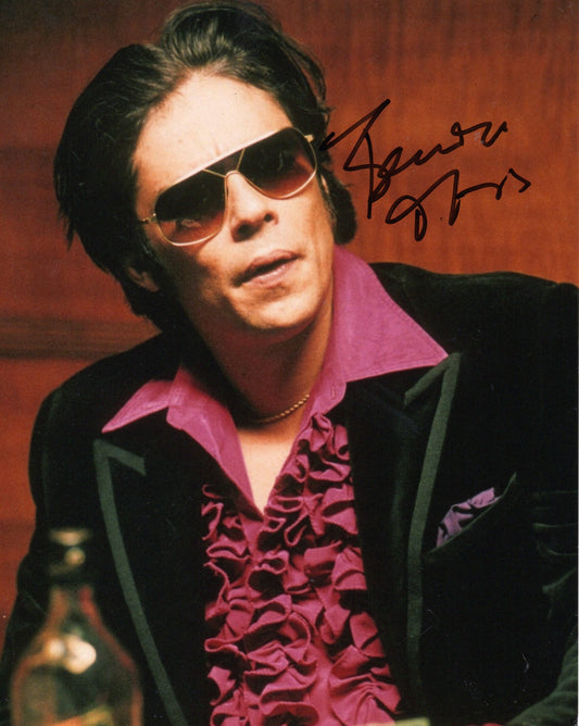 BENICIO DEL TORO SIGNED SNATCH 8X10 PHOTO (1) VIDEO PROOF