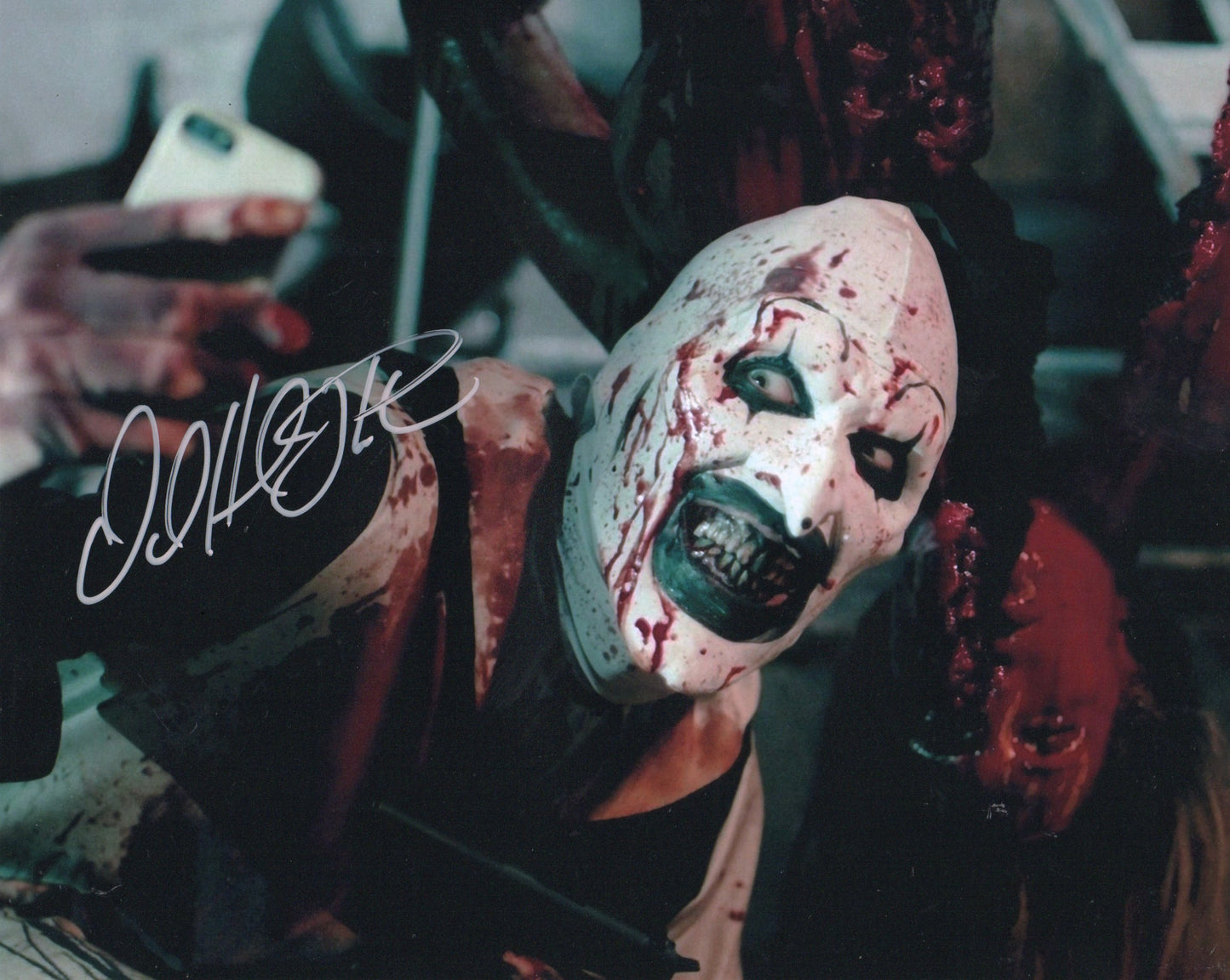DAVID HOWARD THORNTON SIGNED TERRIFIER 8X10 PHOTO (20)