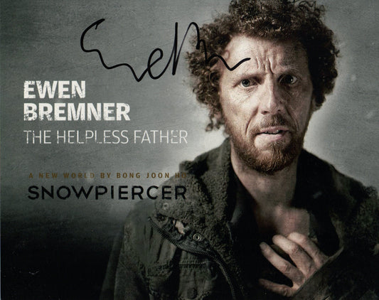 EWEN BREMNER SIGNED SNOWPIERCER 8X10 PHOTO
