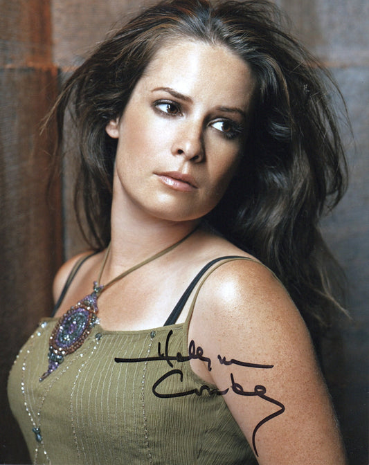 HOLLY MARIE COMBS SIGNED CHARMED 10X8 PHOTO (2)
