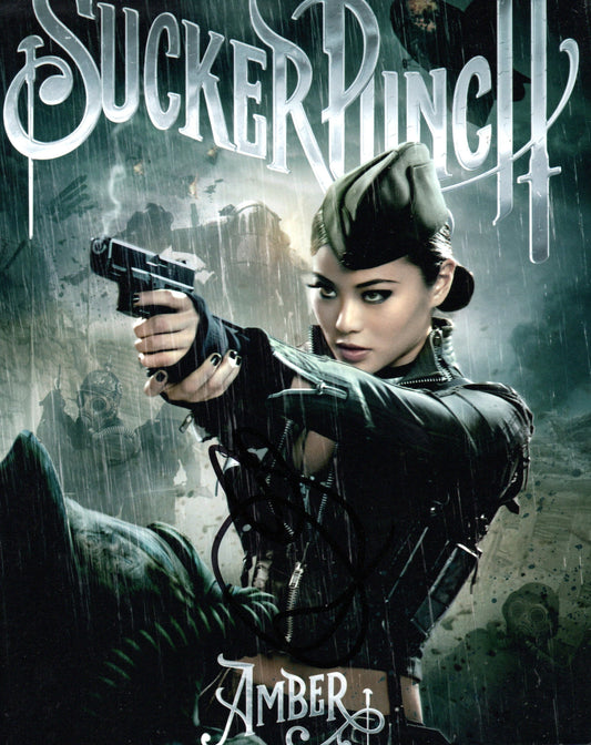 JAMIE CHUNG SIGNED SEXY SUCKER PUNCH 10X8 PHOTO (2)