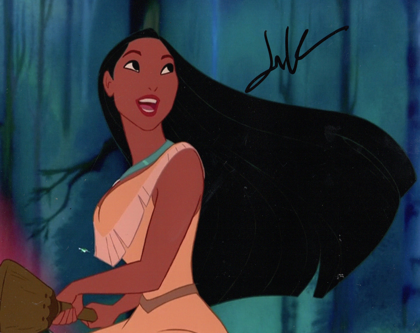 JUDY KUHN SIGNED POCAHONTAS 10X8 PHOTO