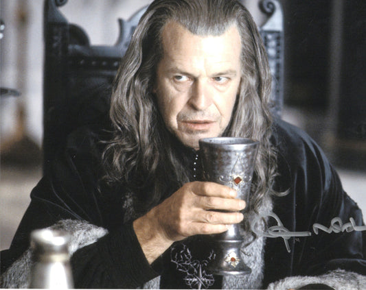 JOHN NOBLE SIGNED LORD OF THE RINGS 8X10 PHOTO (1)