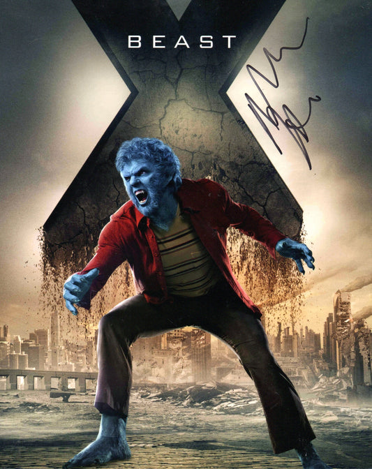 NICHOLAS HOULT SIGNED X-MEN 8X10 PHOTO (3)