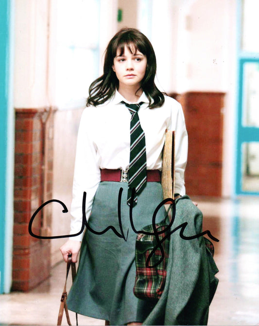 CAREY MULLIGAN SIGNED AN EDUCATION 10X8 PHOTO