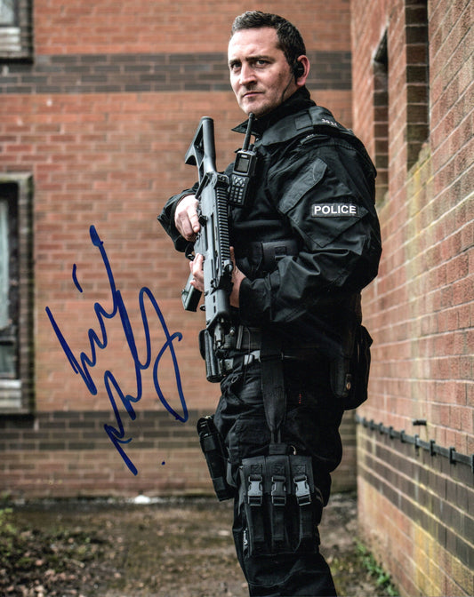 WILL MELLOR SIGNED LINE OF DUTY 8X10 PHOTO