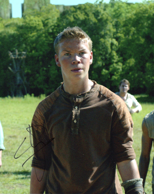 WILL POULTER SIGNED MAZE RUNNER 8X10 PHOTO (1)