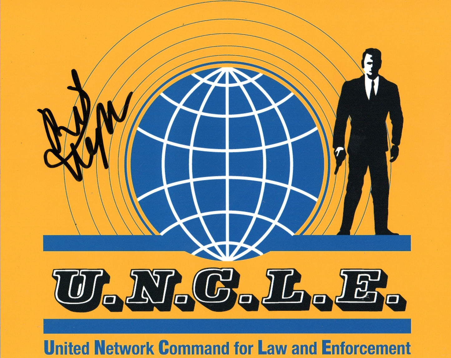 ROBERT VAUGHN SIGNED MAN FROM UNCLE 8X10 PHOTO (5)