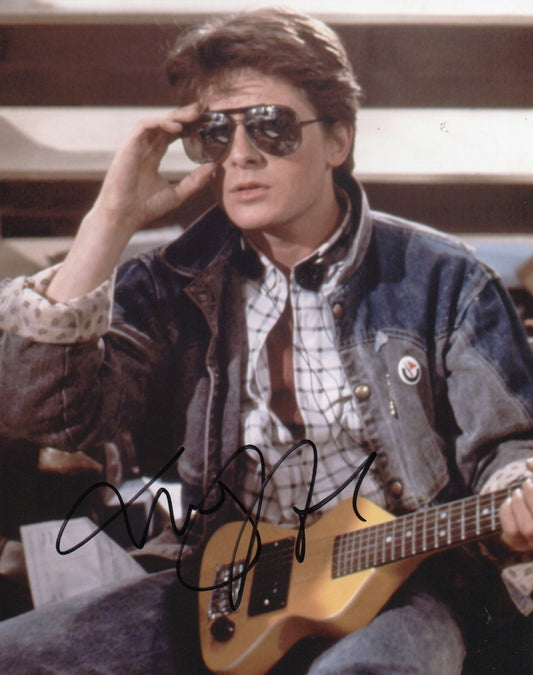 Michael J Fox Signed Back to the Future Signed Photo (9)
