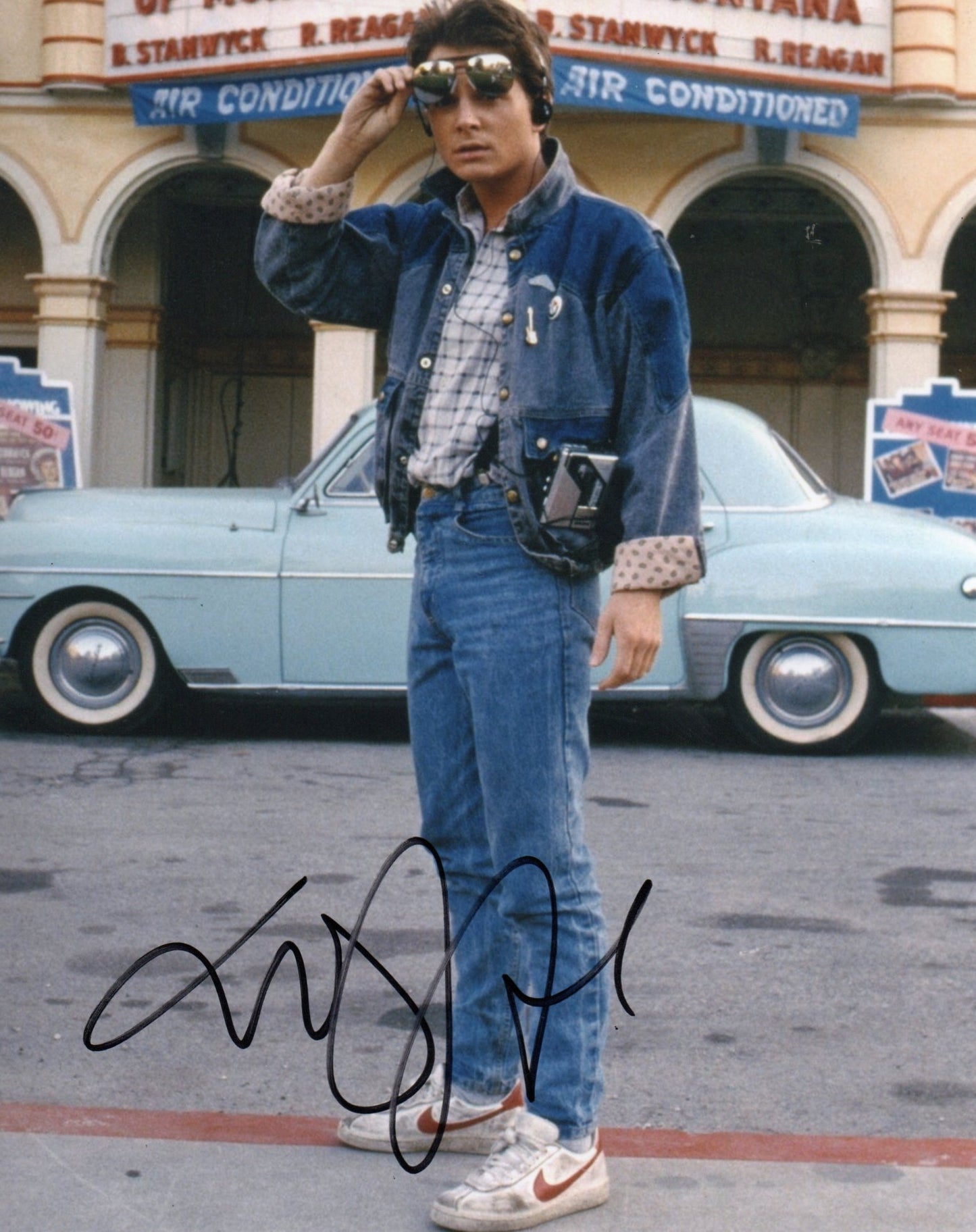 Michael J Fox Signed Back to the Future Signed Photo (10)