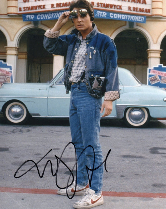 Michael J Fox Signed Back to the Future Signed Photo (10)
