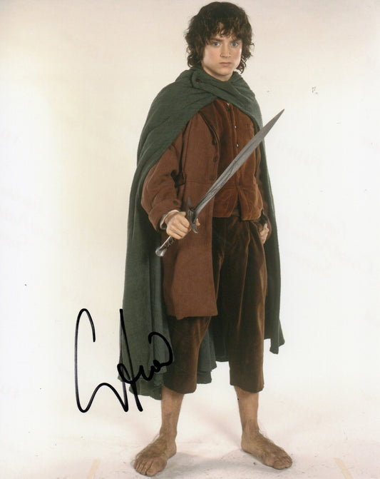 ELIJAH WOOD SIGNED LORD OF THE RINGS 8X10 PHOTO (16) VIDEO PROOF