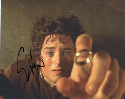 ELIJAH WOOD SIGNED LORD OF THE RINGS 8X10 PHOTO (18) VIDEO PROOF