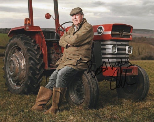 JEREMY CLARKSON SIGNED CLARKSON'S FARM 8X10 PHOTO (2)