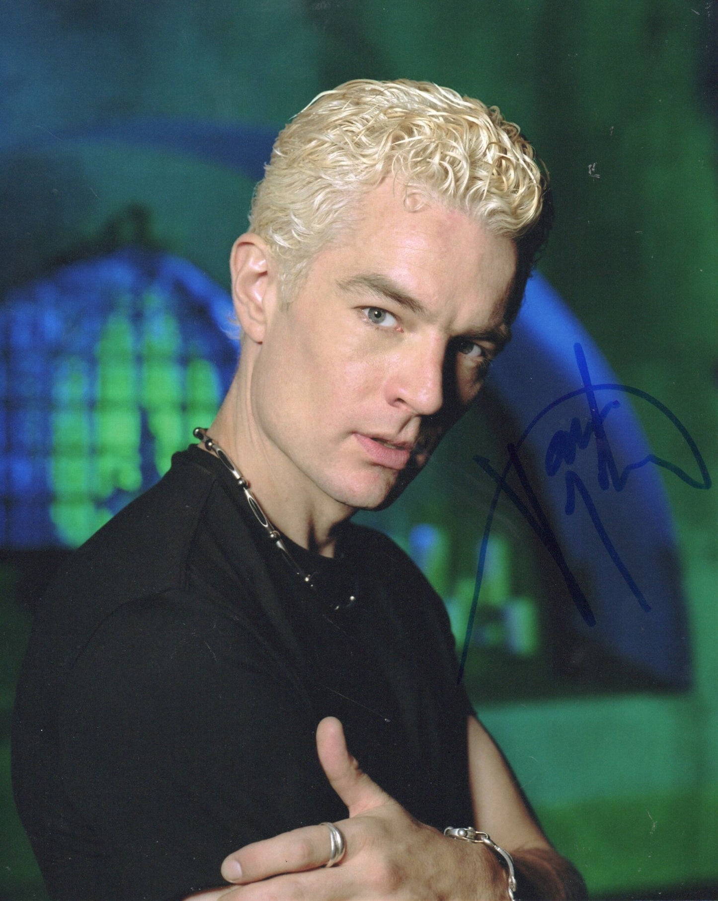 JAMES MARSTERS SIGNED BUFFY 8X10 PHOTO (4)