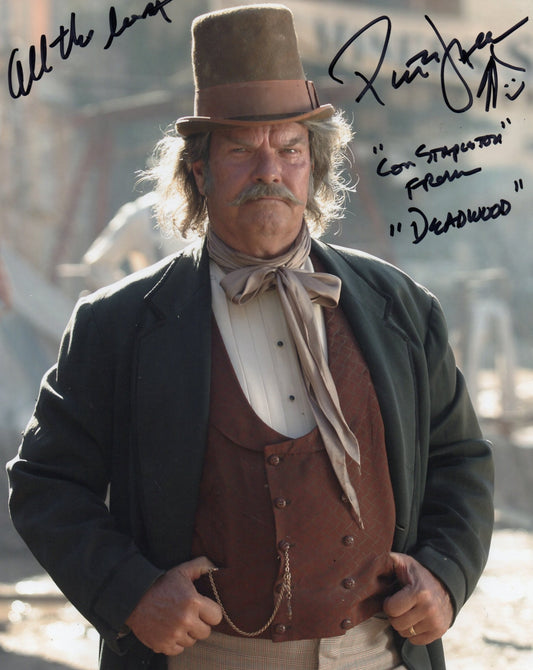 PETER JASON SIGNED DEADWOOD 8X10 PHOTO