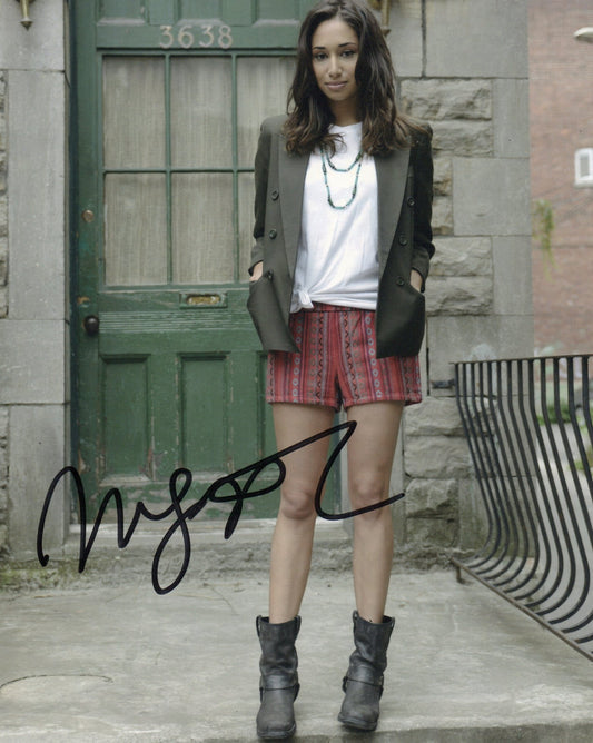 MEAGHAN RATH SIGNED BEING HUMAN 10X8 PHOTO (2)