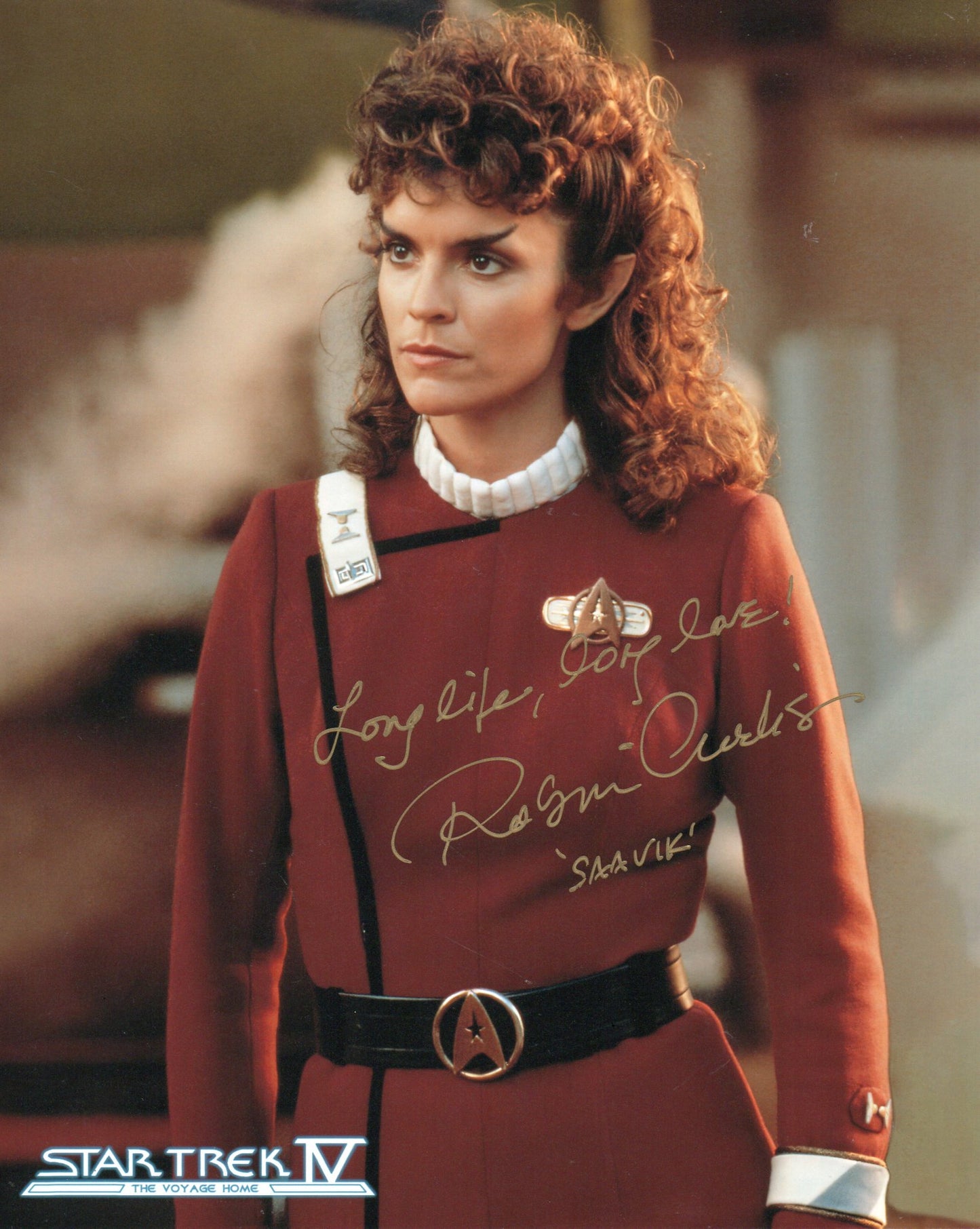 ROBIN CURTIS SIGNED STAR TREK 10X8 PHOTO (4)