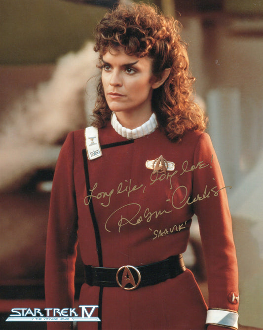 ROBIN CURTIS SIGNED STAR TREK 10X8 PHOTO (4)