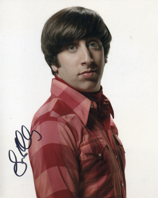 SIMON HELBERG SIGNED BIG BANG THEORY 8X10 PHOTO (4)