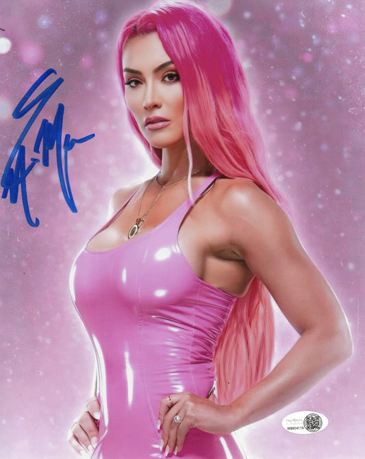EVA MARIE SIGNED WRESTLING 8X10 PHOTO (1) ALSO JSA