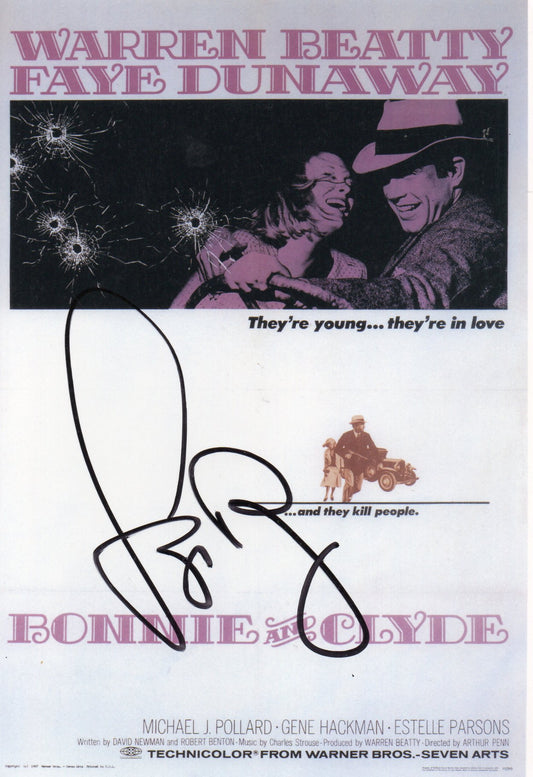 FAYE DUNAWAY SIGNED BONNIE AND CLYDE 10X8 PHOTO (1)