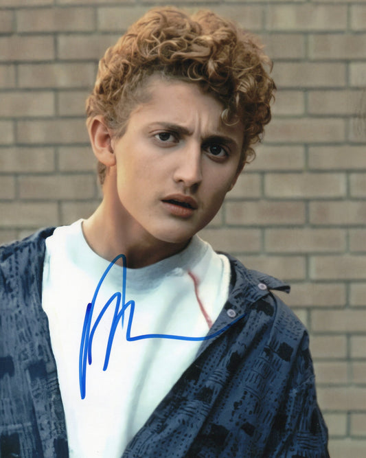 ALEX WINTER SIGNED BILL AND TED 8X10 PHOTO