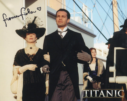 FRANCES FISHER SIGNED TITANIC 10X8 PHOTO (1)