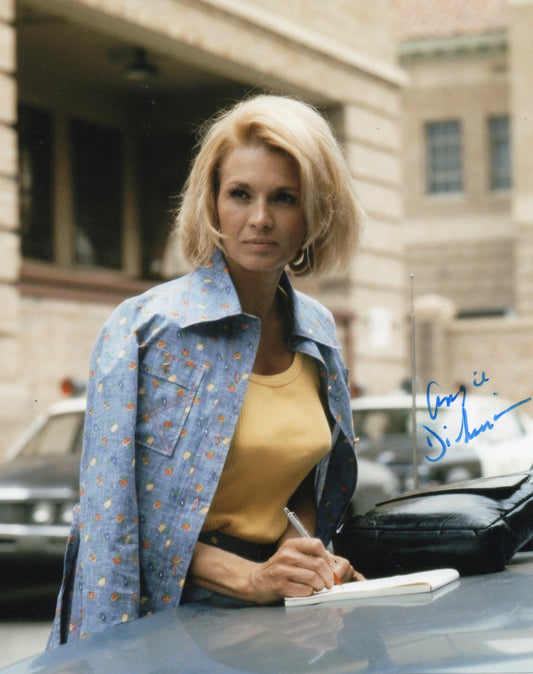 ANGIE DICKINSON SIGNED POLICE WOMAN 10X8 PHOTO (2)