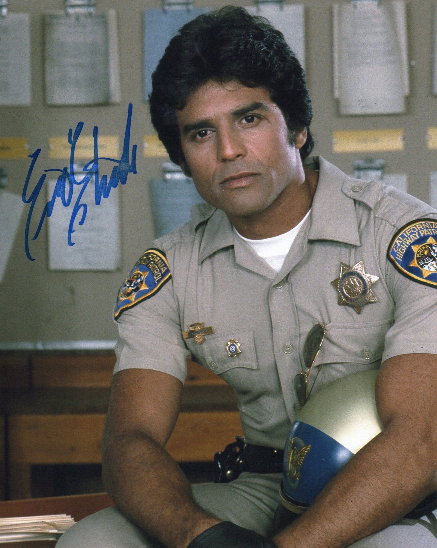 ERIK ESTRADA SIGNED CHIPS 8X10 PHOTO (4)