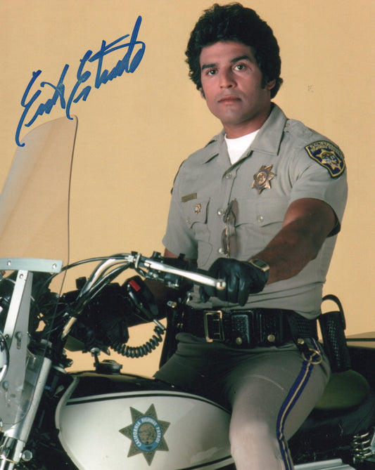 ERIK ESTRADA SIGNED CHIPS 8X10 PHOTO (5)