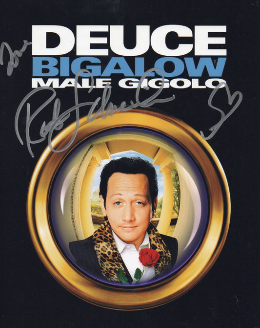 ROB SCHNEIDER SIGNED DEUCE BIGALOW 8X10 PHOTO