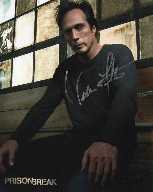 WILLIAM FICHTNER SIGNED PRISON BREAK 8X10 PHOTO