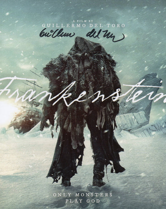 GUILLERMO DEL TORO SIGNED FRANKENSTEIN 8X10 PHOTO (2)