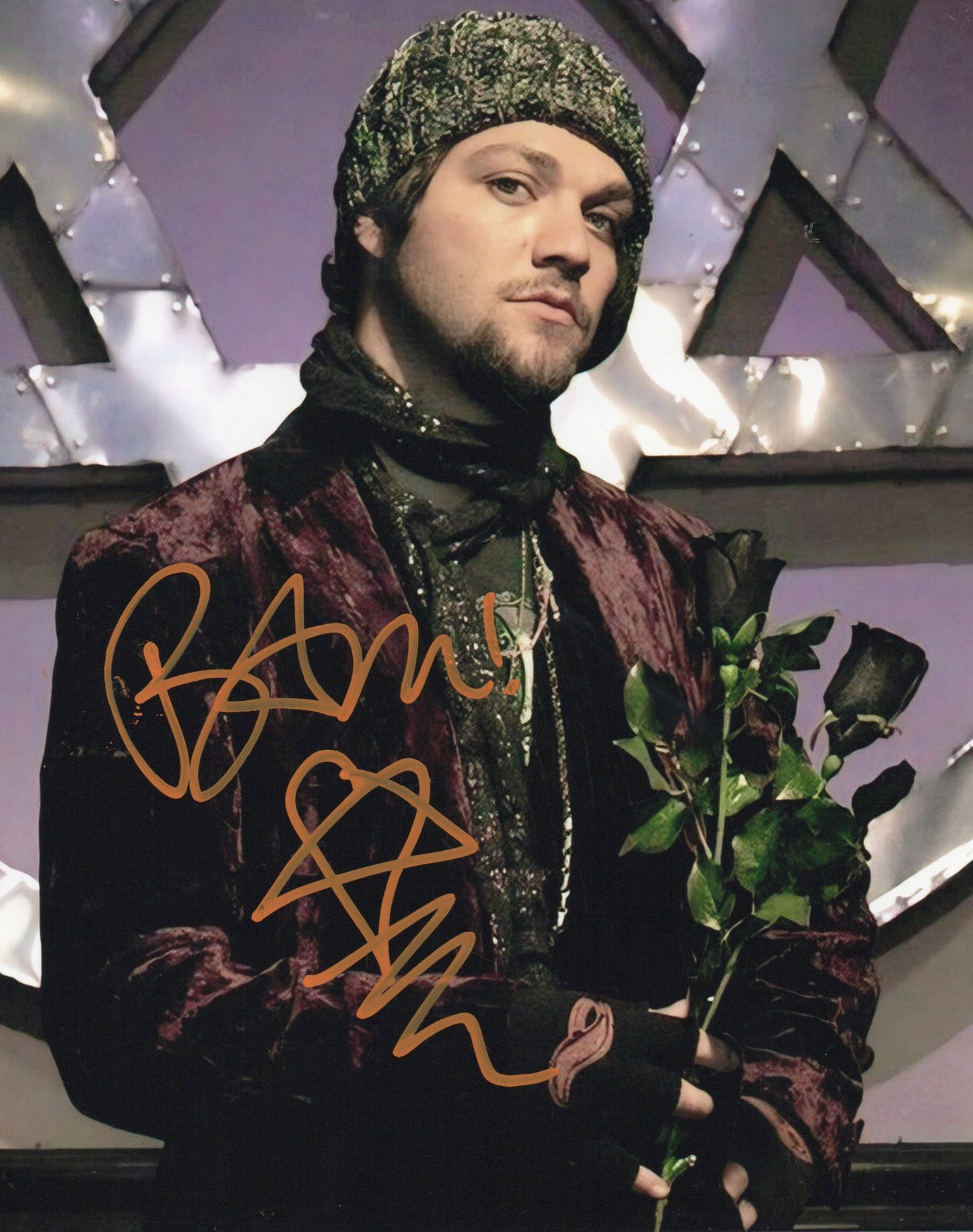 BAM MARGERA SIGNED 10X8 PHOTO (7)