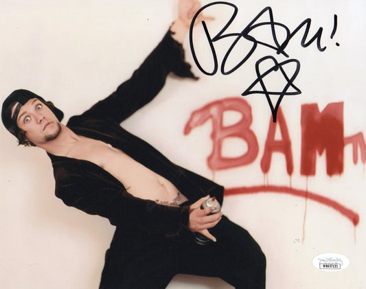 BAM MARGERA SIGNED 10X8 PHOTO (8) ALSO JSA
