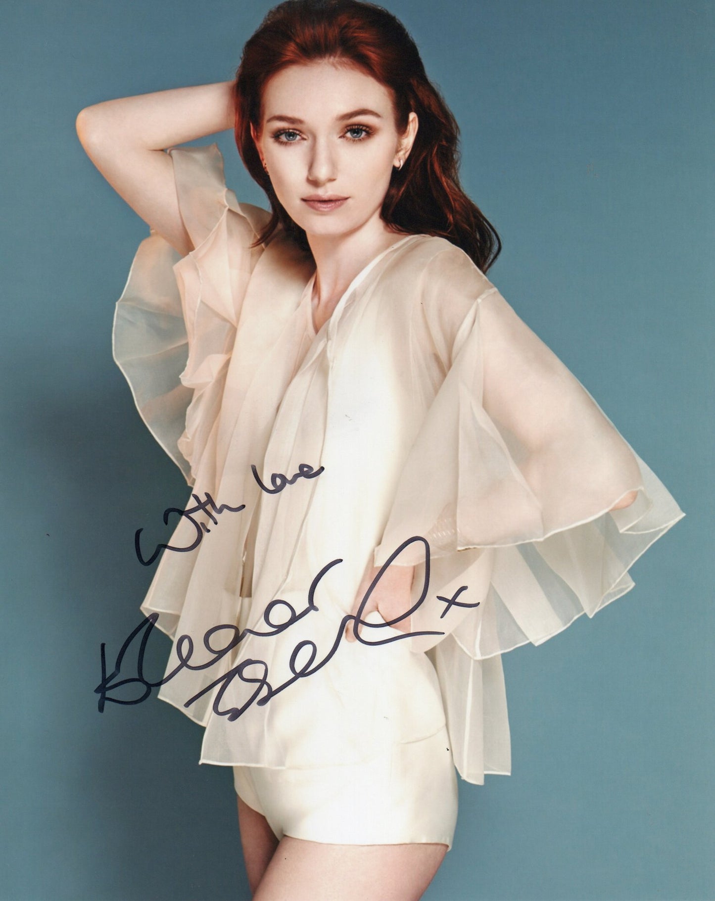 ELEANOR TOMLINSON SIGNED SEXY 10X8 PHOTO (2)