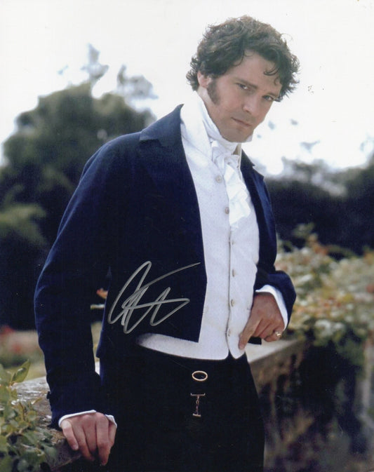 COLIN FIRTH SIGNED PRIDE AND PREJUDICE 10X8 PHOTO