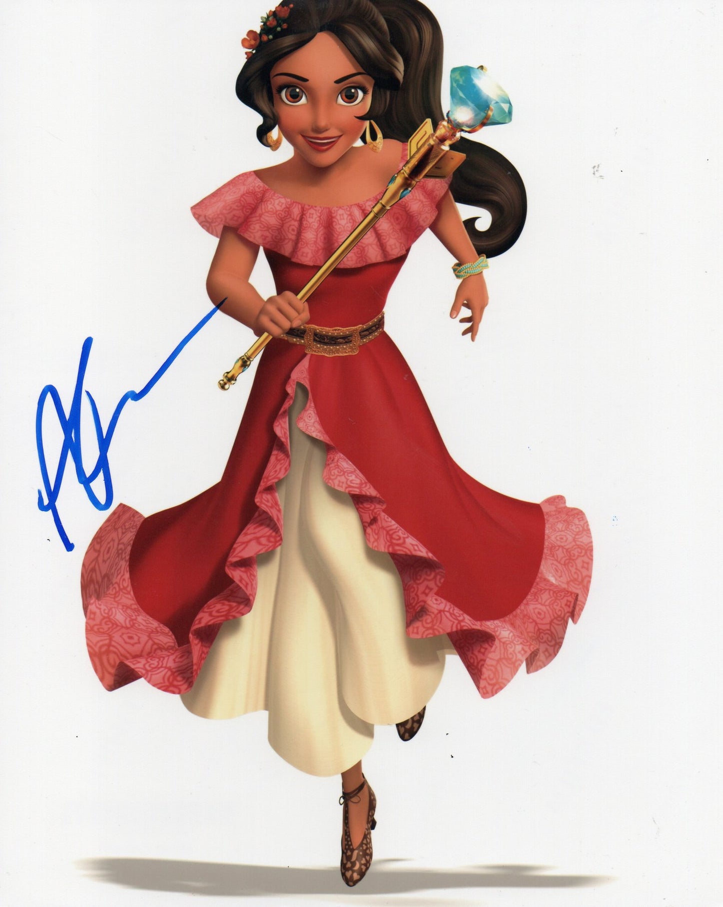 AIMEE CARRERO SIGNED ELENA OF AVALOR 10X8 PHOTO