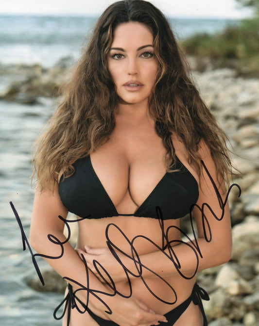 KELLY BROOK SIGNED SEXY 10X8 PHOTO (11) video proof