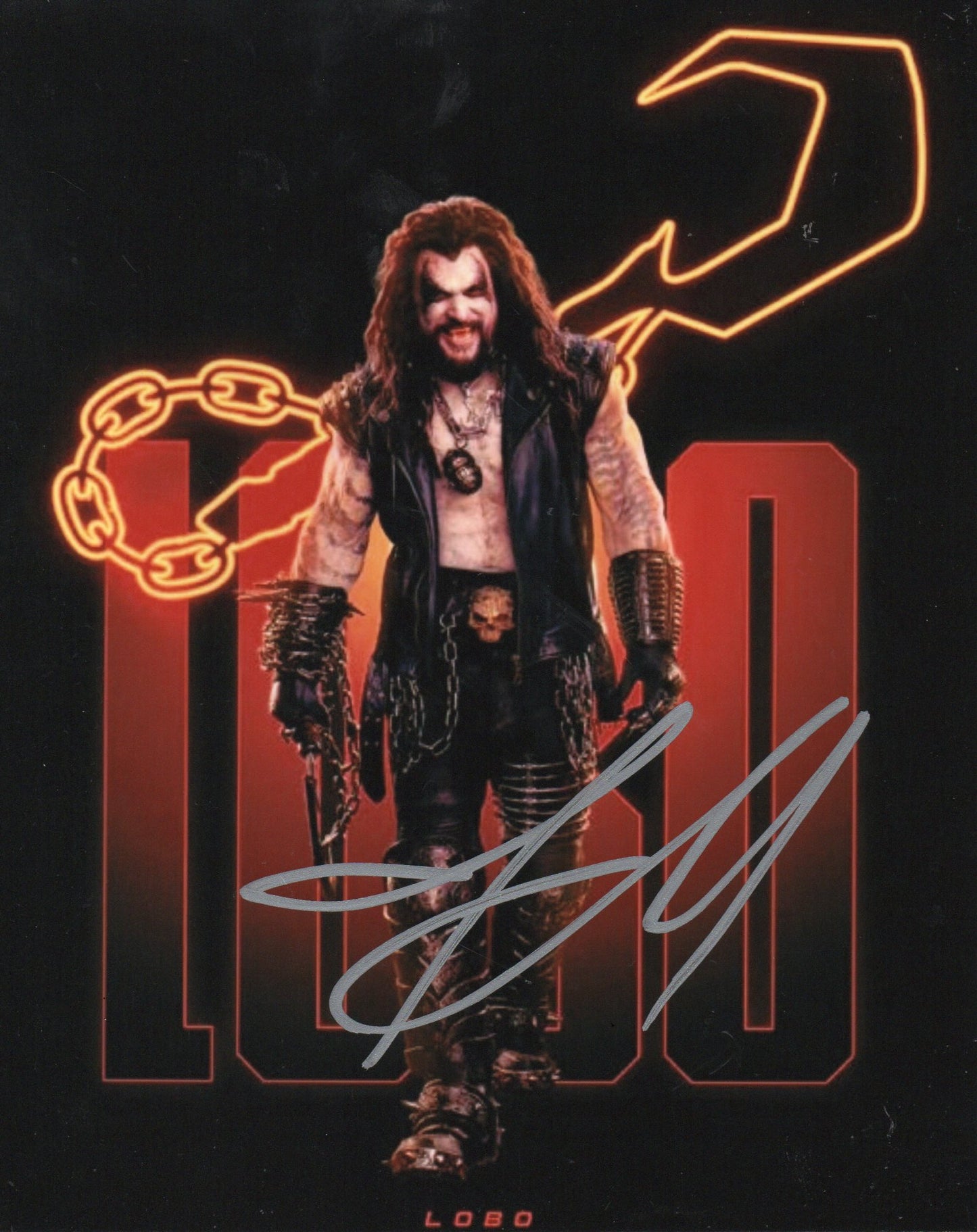 JASON MOMOA SIGNED SUPERGIRL LOBO 8X10 PHOTO (1) VIDEO PROOF
