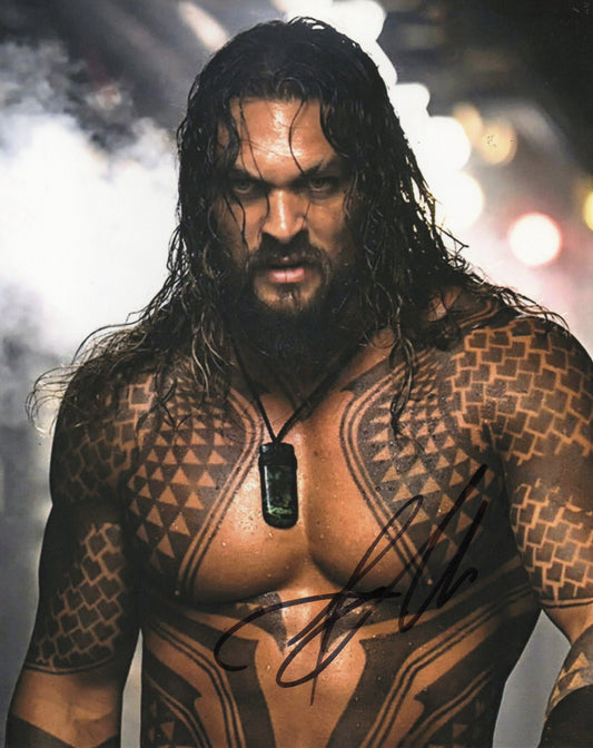 JASON MOMOA SIGNED AQUAMAN 8X10 PHOTO (3) VIDEO PROOF