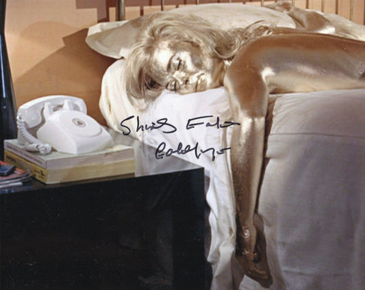SHIRLEY EATON SIGNED SEXY GOLDFINGER 10X8 PHOTO (8)