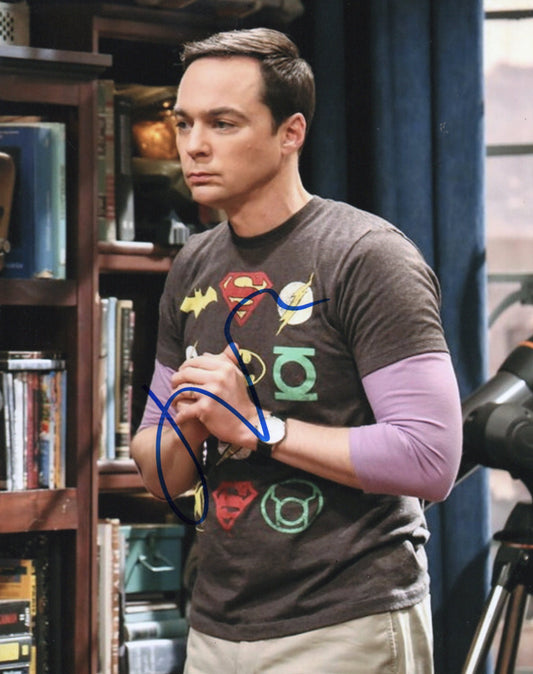 JIM PARSONS SIGNED BIG BANG THEORY 8X10 PHOTO (1)
