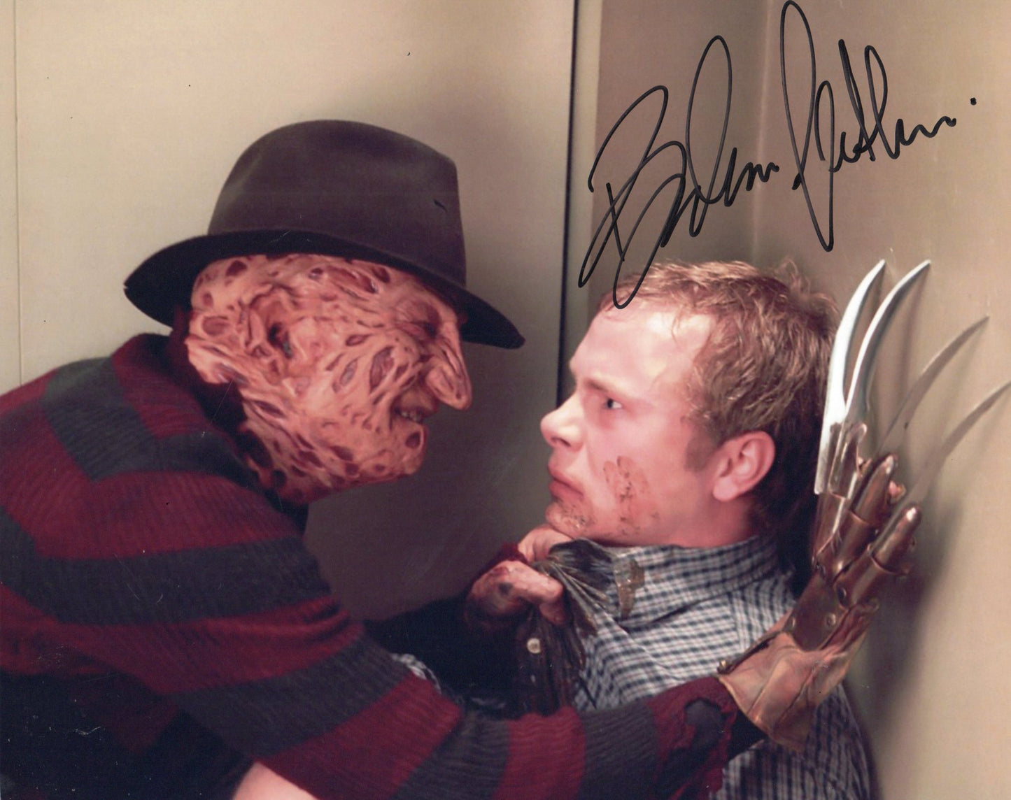 BRENDAN FLETCHER SIGNED FREDDY VS JASON 8X10 PHOTO